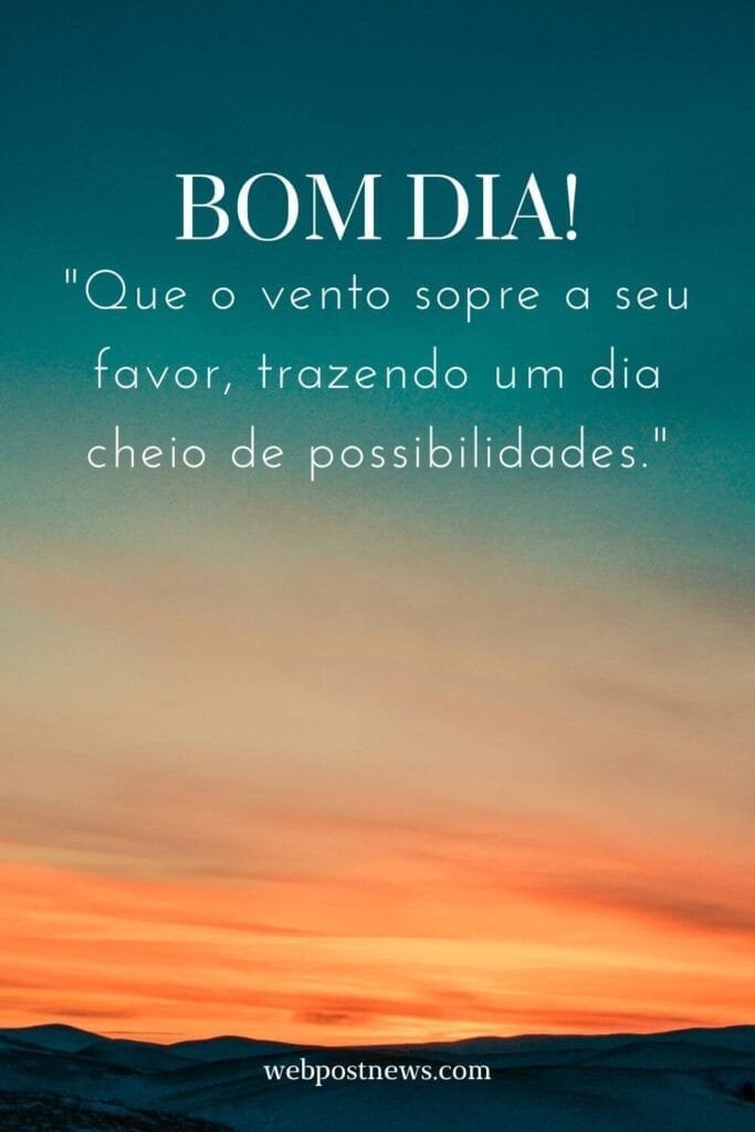 Mensagens de Bom Dia