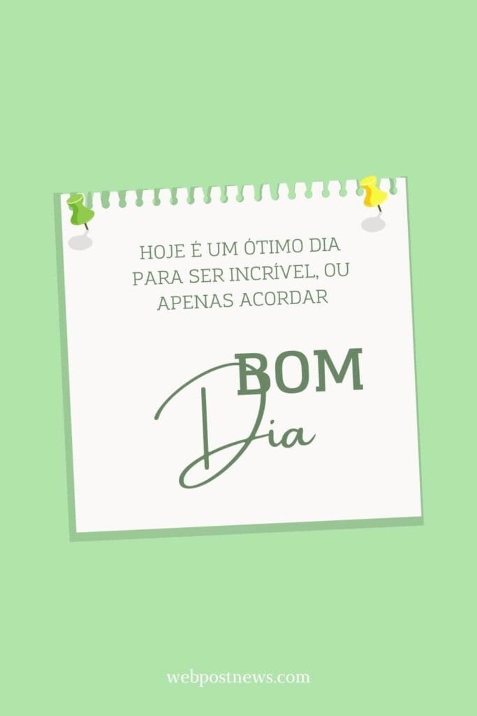 Mensagens de Bom Dia