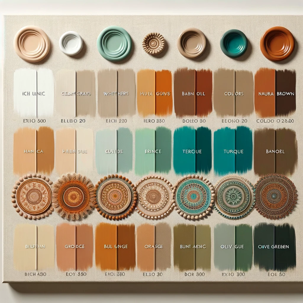 Paleta de Cores Boho Chic